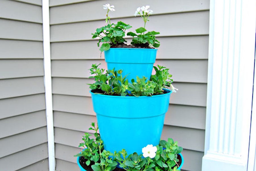 Stacked planters